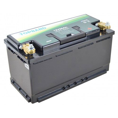 Topband Lithium Batteri M/Bluetooth 96ah-12V