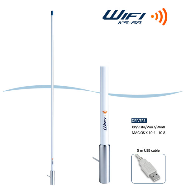 Scout WI-FI USB Antenne 120 cm.