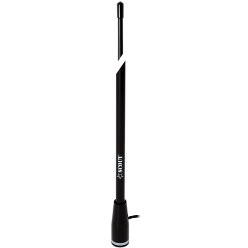 Scout VHF Antenne 150 cm. Sort