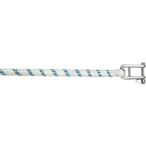 Liros LSP-32 fald m/sjækel 10mm x 35 mtr hvid/blå