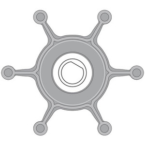 Johnson Impeller 09-824P-9 Ø50,8 mm