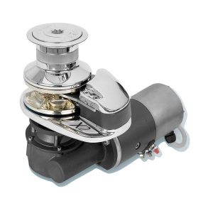 Lofrans Ankerspil X2 alu 12V 1000W høj 10mm kæde ISO4565