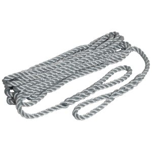 Robline fenderline grå 3-slået 2pak 10mm x 2m
