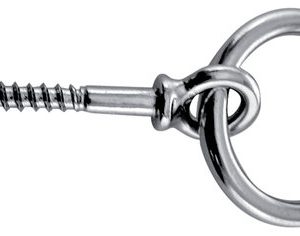 Bådring med træskrue rf 10mm