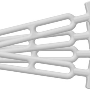 Unimer kalechestrop hvid 185mm 4-pak