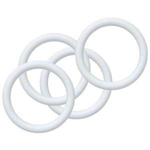Gummiring til kaleche hvid indv. Ø47mm tykkelse Ø7mm 4stk