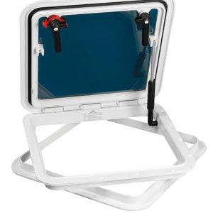 Nuova rade euro 2 luge hvid 48x48cm hul