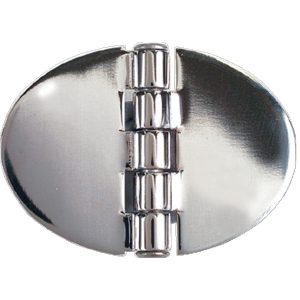Roca hængsel elips m fast M5 skruer 67x48mm AISI 316