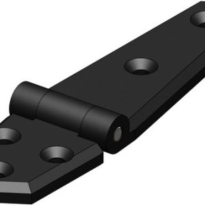 Trudesign hængsel lang sort 134x35mm