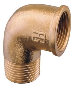 Guidi Bøjning 90° ind/udv 1/2"
