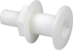 Pvc gennemføring 1 1/2" 38mm studs