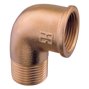 Guidi Bøjning 90° ind/udv 2" bronze
