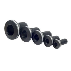 Skroggennemføring sort 1 1/4"