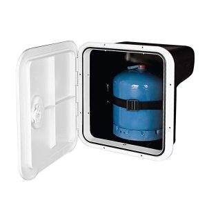 Nuova rade hvid gas beholder til 3 kg gasflasker 397x356mm