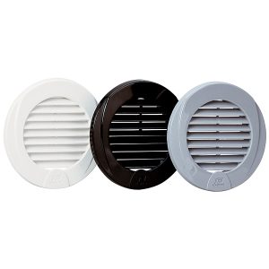 Ventilgælle Ø3"-76mm hvid