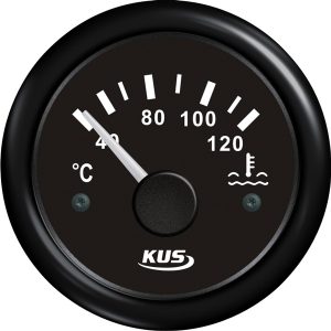 Kus kølvands temperatur sort 40-120gr, 12/24V