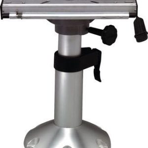 Stolkonsol 35-47cm med svirvel & glideskinne base Ø23cm