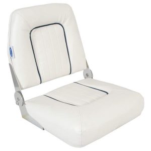 ESM styrestol S40 standard hvid med blå