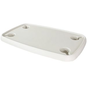 Bord rektangel hvid ABS 46x76cm