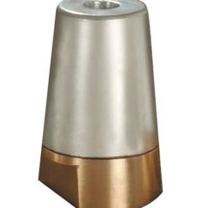 Zinkmøtrik med 20mm gevind 30mm aksel