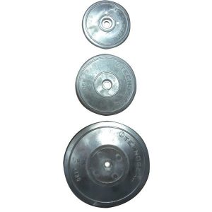 Zink tallerken anode sæt Ø70mm 250 gr