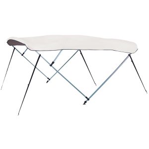 Bimini top 3-arm alu. rør Ø25mm hvid l180 b170-180 h110cm