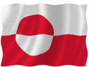 Adel flag grønland 70cm syet