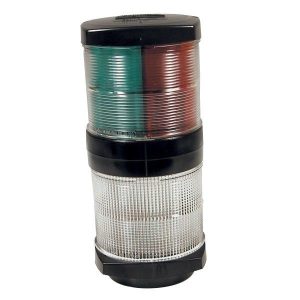 Hella 2984 lanterne sort plast 3 color og ankerlanterne