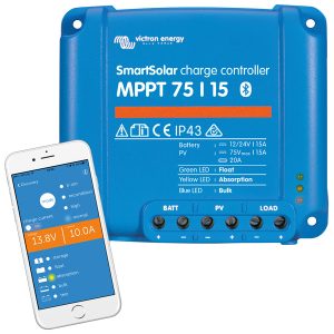 Victron mppt smart 75/10 regulator 145wp 12V / 290wp 24V