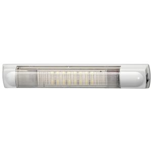 Hella hvid LED lysstofarmatur med afbryder 10-31volt 3,5w
