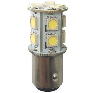 1852 LED lantern pære BAY15D Ø19x43mm 10-35V 2,2/20W -