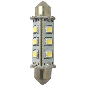 1852 LED lantern pinolpære 42mm 10-36V 1,2/10W 6000K - 2
