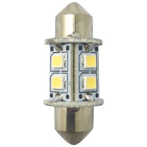 1852 LED pinolpære 31mm 10-35V 0,8/8W