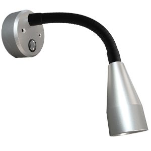 Casolux Mary Flex væglampe flex mini alu. grå 10-30v