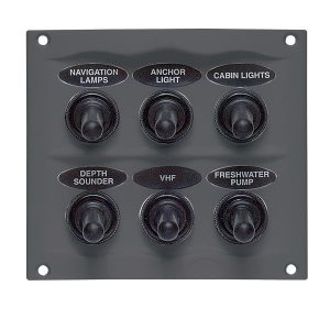 BEP strømpanel 6 kont.12V