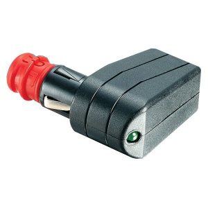 Universalstik 12/24V 7,5Amp vinklet med