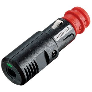 Universalstik 12/24V med 8Amp sikring &