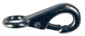 Karabinhage med øje rf 75mm