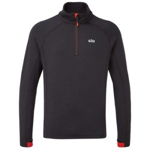 Gill 1081 4-vejs Thermal fleece med hals lynlås Grafit Str L