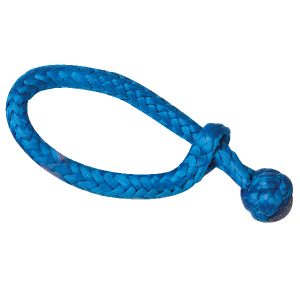 Robline Soft tovsjækel 8mm Blå 100mm 4T