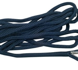 1852 fortøjning dobbelt flettet navy med kovs Ø10mm 4m