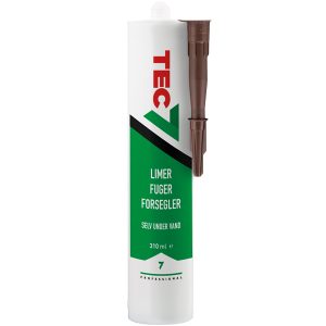 Tec7 - limer fuger forsegler 310ml brun