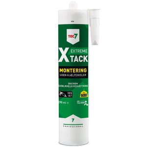 Tec7 X-Tack konstruktionslim 310 ml patron hvid