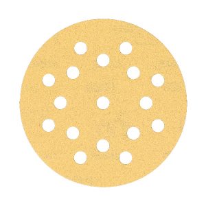 Mirka gold rondel Ø125mm p 40 17 hul - 10stk