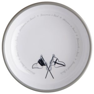MB Welcome on board dybtallerken Ø18cm 260g 6stk