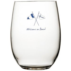 MB Welcome on board Øl glas Ø9cm H13cm 591 ml. 6stk