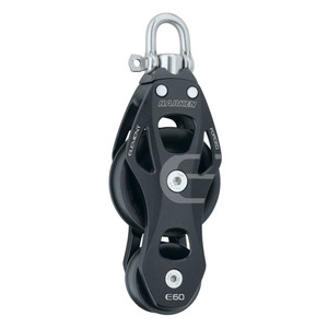 Harken Element blok 60 mm violin m. svirvel