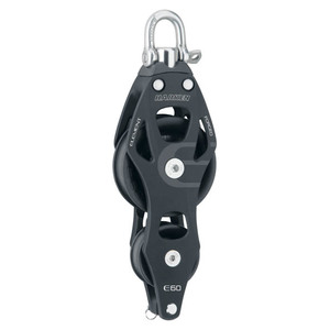 Harken Element blok 60 mm violin m. svirvel
