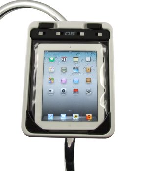 MarinePod iPad holder med OverBoard Etui og Rustfrit