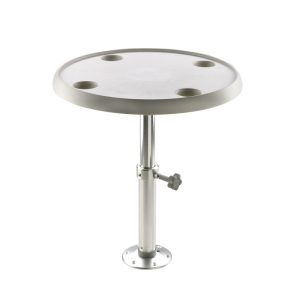 Rundt bord m/justerbar piedestal
